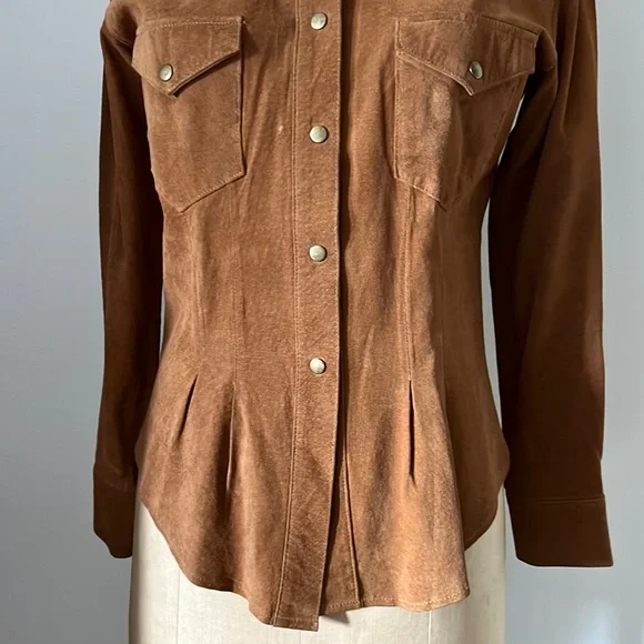 Vintage 1980’s Leather Shirt/Jacket - Picture 6 of 16
